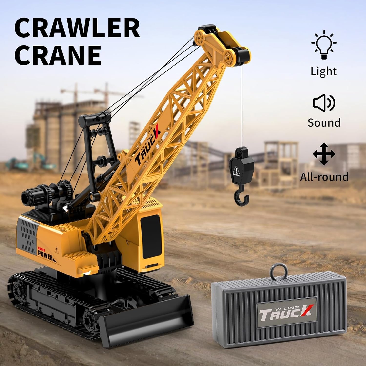 Claw Crane Machine - Grúa RC de juguete, vehículo de