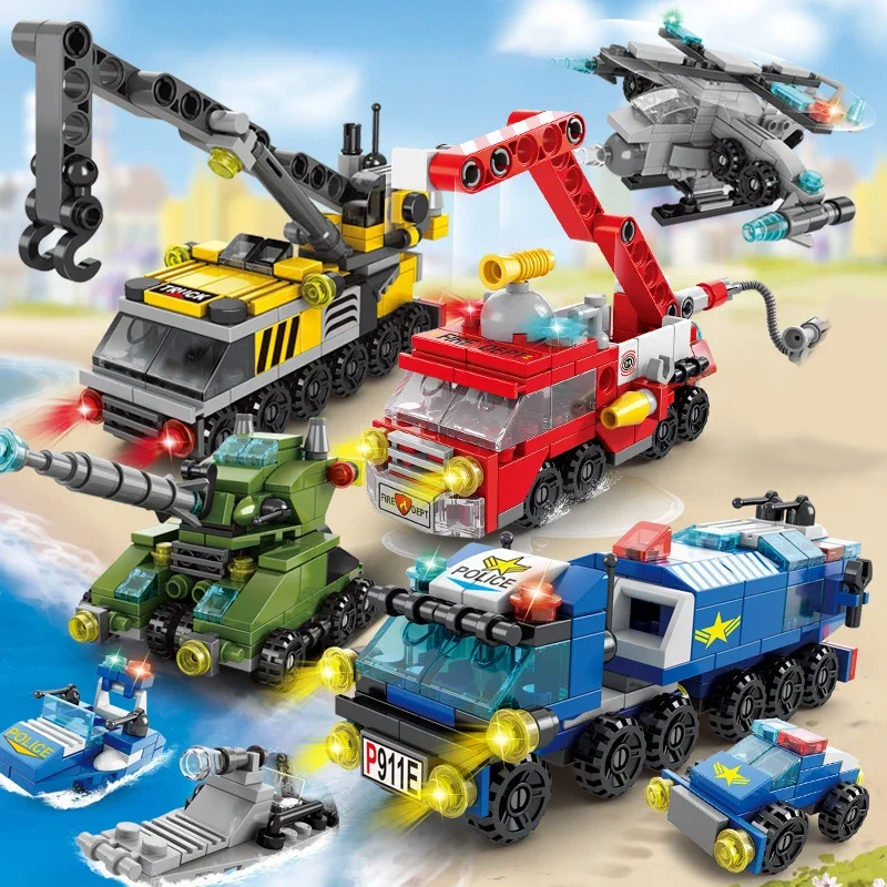 Claw Crane Machine - Bloques de construcción de automóviles City