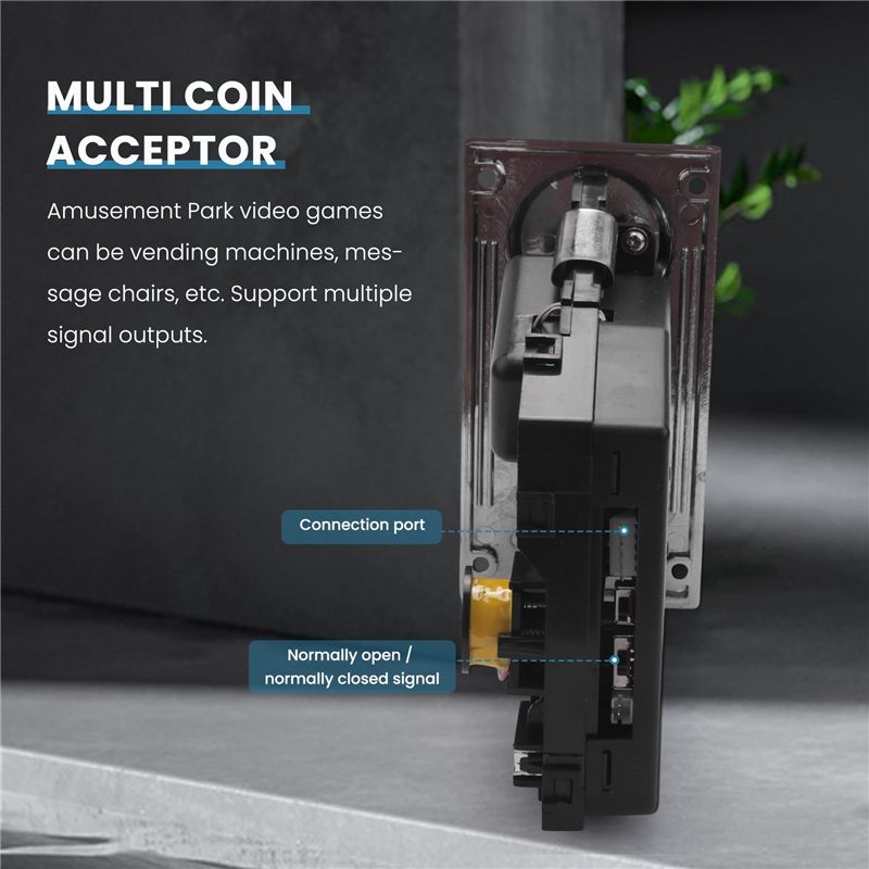 Aceptador de Monedas Múltiples - Arcade Vending & Laundry Revenue reseña y precio