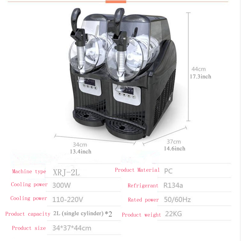 Máquina comercial de granizado - Slushie Machine Vending reseña y precio