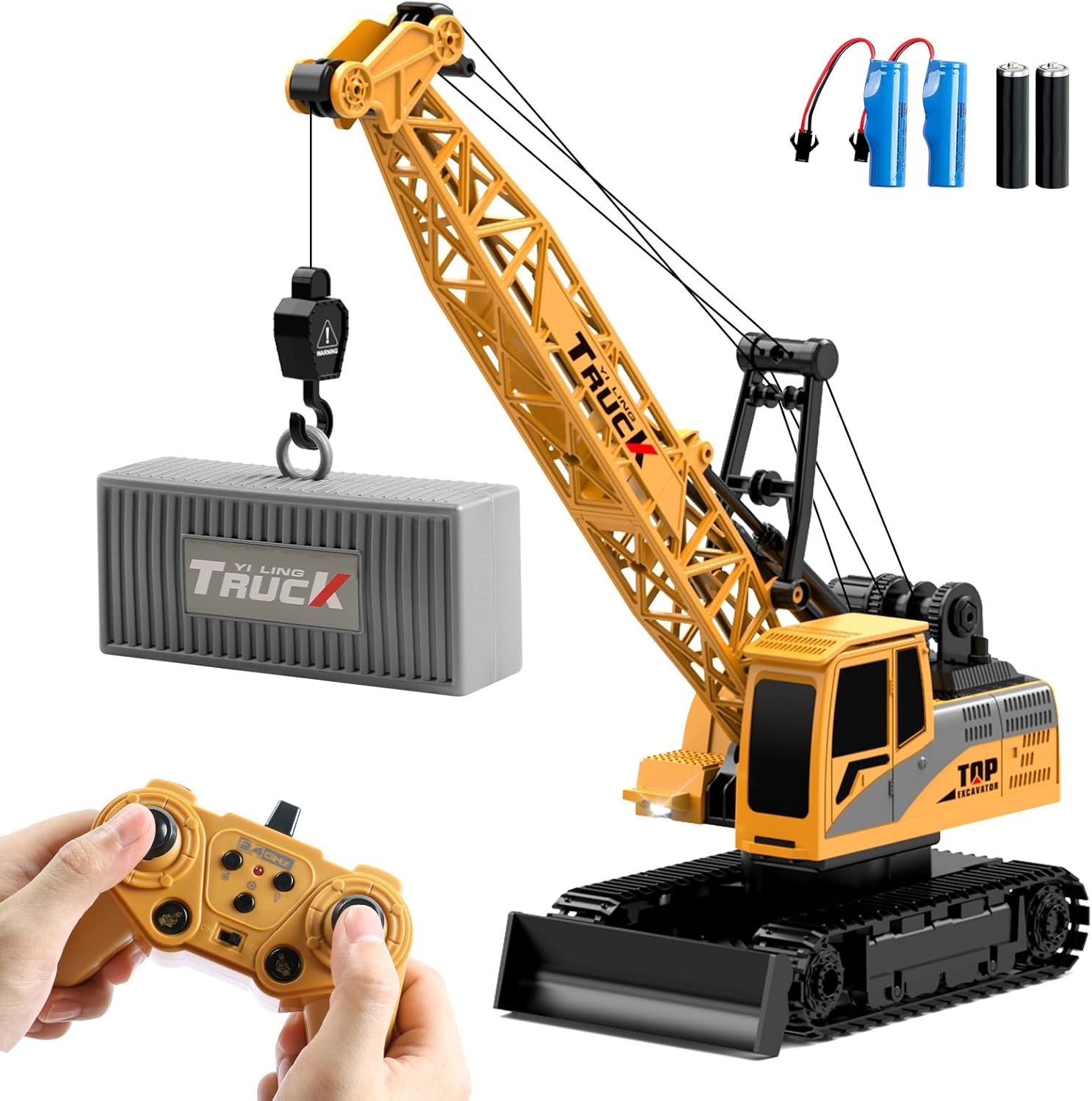 Grúa RC de juguete, vehículo d - Claw Crane Machine reseña y precio