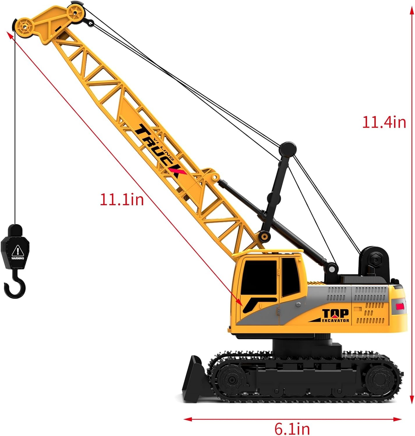 Grúa RC de juguete, vehículo d - Claw Crane Machine reseña y precio